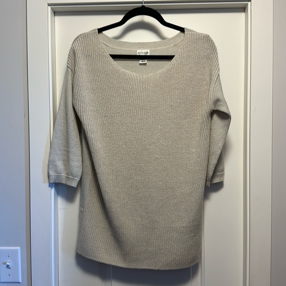 Motherhood maternity sweater cream medium